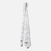 樺の木樹皮タイ ネクタイ (裏面)