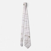 樺の木樹皮タイ ネクタイ (裏面)