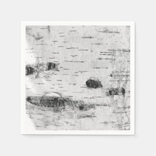 樺の木樹皮ナプキン スタンダードカクテルナプキン (正面)