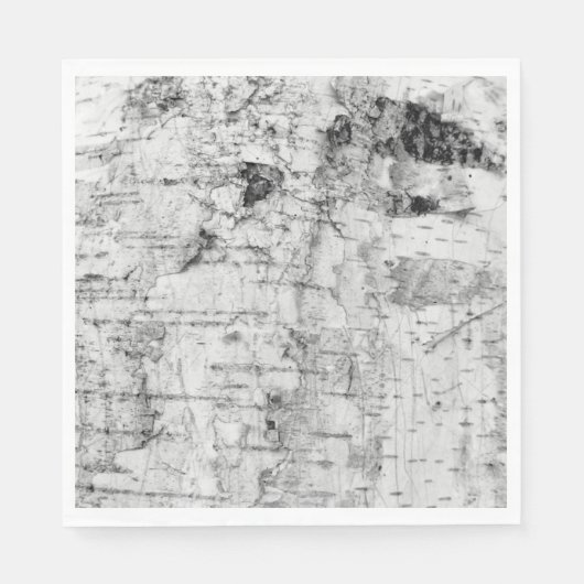 樺の木樹皮ナプキン スタンダードランチョンナプキン (正面)