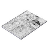 樺の木樹皮パターン手帳 ノートブック (左側)