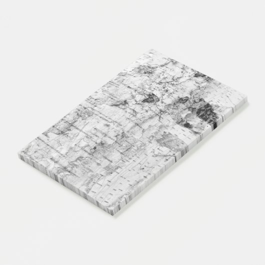 樺の木樹皮パターン注記 ポストイット (アングル)