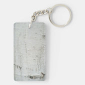 樺の木樹皮パターン キーホルダー (裏面)