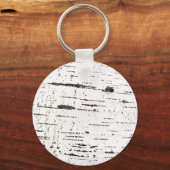 樺の木樹皮パターン キーホルダー (正面)