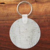 樺の木樹皮パターン キーホルダー (正面)