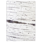 樺の木樹皮パターン クリップボード (裏面)