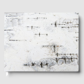 樺の木樹皮パターン ゲストブック