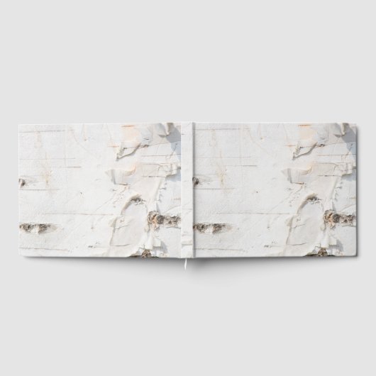 樺の木樹皮パターン ゲストブック (全面)