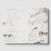 樺の木樹皮パターン ゲストブック (裏面)