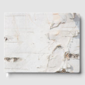 樺の木樹皮パターン ゲストブック (正面)