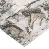 樺の木樹皮パターン ショートテーブルランナー (コーナー)