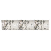 樺の木樹皮パターン ショートテーブルランナー (横)