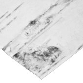 樺の木樹皮パターン ショートテーブルランナー (コーナー)