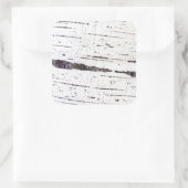 樺の木樹皮パターン スクエアシール (バッグ)