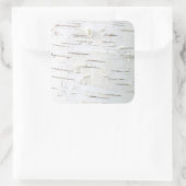 樺の木樹皮パターン スクエアシール (バッグ)