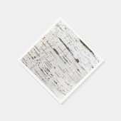 樺の木樹皮パターン スタンダードカクテルナプキン (角)