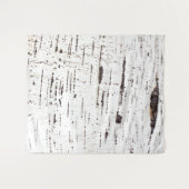 樺の木樹皮パターン タペストリー (正面(横))