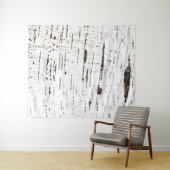 樺の木樹皮パターン タペストリー (インサイチュ(横))