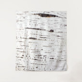 樺の木樹皮パターン タペストリー (正面)