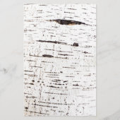 樺の木樹皮パターン チラシ (裏面)