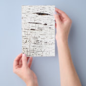 樺の木樹皮パターン チラシ (ハンドル)