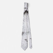樺の木樹皮パターン ネクタイ (正面)
