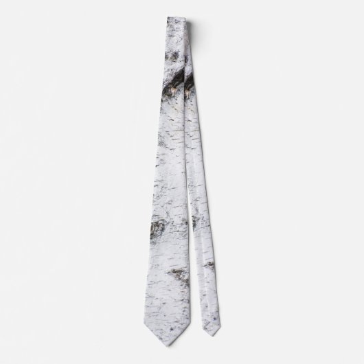 樺の木樹皮パターン ネクタイ (正面)