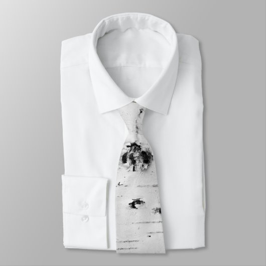 樺の木樹皮パターン ネクタイ (タイ)