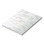 樺の木樹皮パターン ノートパッド (回転)