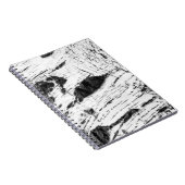 樺の木樹皮パターン ノートブック (右側)