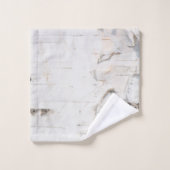 樺の木樹皮パターン バスタオルセット (ウォッシュタオル)