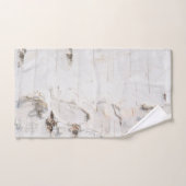 樺の木樹皮パターン バスタオルセット (ハンドタオル)