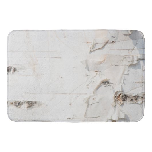 樺の木樹皮パターン バスマット (正面)