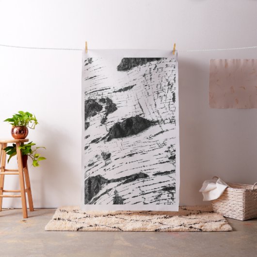 樺の木樹皮パターン ファブリック (インサイチュ)