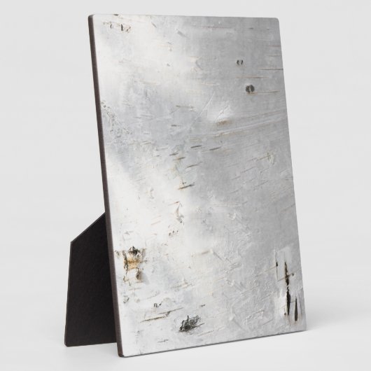 樺の木樹皮パターン フォトプラーク (側面)