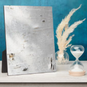 樺の木樹皮パターン フォトプラーク (側面)