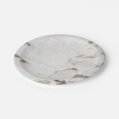 樺の木樹皮パターン ペーパープレート (アングル)