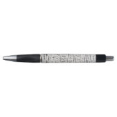 樺の木樹皮パターン ボールペン (正面)