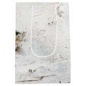 樺の木樹皮パターン ミディアムペーパーバッグ (裏面)