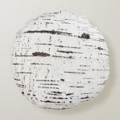 樺の木樹皮パターン ラウンドクッション (裏面)