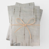 樺の木樹皮パターン ラッピングペーパーシート (インサイチュ)