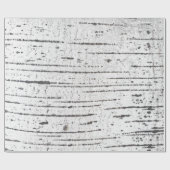 樺の木樹皮パターン ラッピングペーパー (フラット)