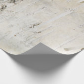 樺の木樹皮パターン ラッピングペーパー (角)