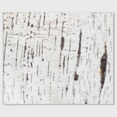 樺の木樹皮パターン ラッピングペーパー (フラット)