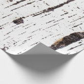 樺の木樹皮パターン ラッピングペーパー (角)