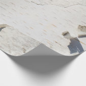 樺の木樹皮パターン ラッピングペーパー (角)