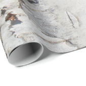 樺の木樹皮パターン ラッピングペーパー (ロールコーナー)