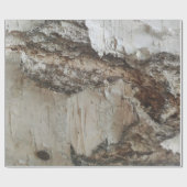 樺の木樹皮パターン ラッピングペーパー (フラット)