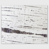 樺の木樹皮パターン ラッピングペーパー (フラット)