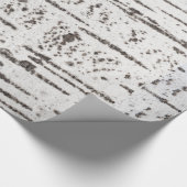 樺の木樹皮パターン ラッピングペーパー (角)